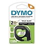 DYMO LetraTag 10697 Paper Label Maker Tape, 1/2" x 13', Black on White, 2/Pack (10697)~#|#~sp89940239_sc7