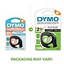 DYMO LetraTag 10697 Paper Label Maker Tape, 1/2" x 13', Black on White, 2/Pack (10697)~#|#~sp89940240_sc7