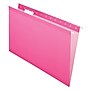 Pendaflex Reinforced Hanging File Folders, 1/5 Tab, Legal Size, Pink, 25/Box (04153 1/5 PIN)~#|#~sp89940619_sc7