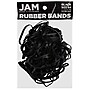 JAM Paper Colored Multi-Purpose #64 Rubber Bands, 3.5" x 0.25", Non-Latex, Black, 100/Pack (33364RBBL)~#|#~sp90851293_sc7