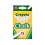 Crayola Chalkboard Chalk Sticks, White, 12 Sticks/Box (BIN320-36)~#|#~sp91487864_sc7