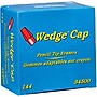 Dixon Wedge Cap Erasers, Pink, 144/Box (34500)~#|#~sp91565023_sc7