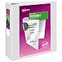 Avery Durable 4" 3-Ring View Binders, D-Ring, White (AVE09801)~#|#~sp91972730_sc7