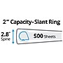 Avery Durable 2" 3-Ring View Binders, Slant Ring, White (17032)~#|#~sp91972805_sc7