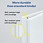 Avery Durable 2" 3-Ring View Binders, Slant Ring, White (17032)~#|#~sp91972808_sc7