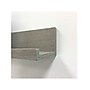 InPlace Shelving Mixed Materials Mounted Wall Shelf, 35.4", Driftwood (9602032E)~#|#~sp92174502_sc7