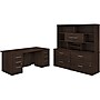 Bush Business Furniture Office 500 72"W Executive Desk with Drawers, Lateral File Cabinets and Hutch, Black Walnut (OF5001BWSU)~#|#~sp92290678_sc7