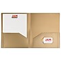 JAM Paper 2-Pocket Heavy Duty Plastic Folders, Gold, 108/Pack (383Hgob)~#|#~sp92366463_sc7