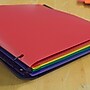 JAM Paper 2-Pocket Plastic Folders, Multicolored, Assorted Primary Colors, 6/Pack (382EHPASTPR)~#|#~sp92366553_sc7