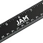 JAM Paper Stainless Steel 12" Ruler, Black (347M12BL)~#|#~sp92366592_sc7