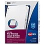 Avery Legal Exhibit Numeric Dividers, 26-Tab, Clear (11370)~#|#~sp92669943_sc7