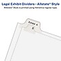 Avery Legal Pre-Printed Paper Divider Collated Set, A-Z Tabs, White, Allstate Style, Letter Size (82105)~#|#~sp92669959_sc7