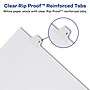 Avery® Individual Legal Exhibit Dividers, Allstate® Style, Letter Size, Side Tab, 4, 25/Pk~#|#~s0155291_sc7