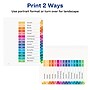 Avery Ready Index Table of Contents Pre-Printed Paper Dividers, 15 Tabs, Multicolor, 1 Set (11143)~#|#~sp92672862_sc7