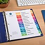 Avery Ready Index Table of Contents Pre-Printed Paper Dividers, 15 Tabs, Multicolor, 1 Set (11143)~#|#~sp92672965_sc7