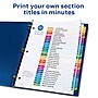 Avery Ready Index Table of Contents Pre-Printed Numeric Paper Divider, 31 Tabs, Multicolor, 1 Set (11129)~#|#~sp92672970_sc7