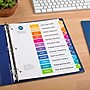 Avery Ready Index Table of Contents Pre-Printed Monthly Paper Divider, Jan - Dec Tabs, Multicolor, 1 Set (11127)~#|#~sp92672985_sc7