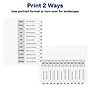 Avery Ready Index Table of Contents Paper Dividers, Jan-Dec Tabs, White (11126)~#|#~sp92673031_sc7