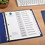 Avery Ready Index Table of Contents Paper Dividers, Jan-Dec Tabs, White (11126)~#|#~sp92673041_sc7
