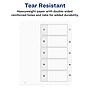 Avery Ready Index Table of Contents Paper Dividers, 1-5 Tabs, White (11130)~#|#~sp92673073_sc7