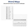 Avery Ready Index Table of Contents Paper Dividers, 1-15 Tabs, White (11142)~#|#~sp92673106_sc7
