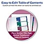Avery Ready Index Table of Contents Plastic Dividers, 1-5 Tabs, Multicolor (11816)~#|#~sp92673131_sc7