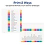 Avery Ready Index Table of Contents EcoFriendly Paper Dividers, A-Z Tabs, Multicolor (11085)~#|#~sp92673299_sc7
