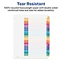 Avery Ready Index Table of Contents EcoFriendly Paper Dividers, A-Z Tabs, Multicolor (11085)~#|#~sp92673301_sc7