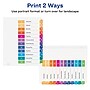 Avery Ready Index Table of Contents EcoFriendly Paper Dividers, 1-12 Tabs, Multicolor, 3 Sets/Pack (11083)~#|#~sp92673303_sc7