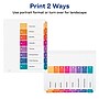 Avery Ready Index Table of Contents EcoFriendly Paper Dividers, 1-8 Tabs, Multicolor, 3 Sets/Pack (11081)~#|#~sp92673309_sc7