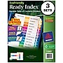 Avery Ready Index Table of Contents EcoFriendly Paper Dividers, 1-12 Tabs, Multicolor, 3 Sets/Pack (11083)~#|#~sp92673368_sc7