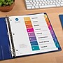Avery Ready Index Table of Contents EcoFriendly Paper Dividers, 1-8 Tabs, Multicolor, 3 Sets/Pack (11081)~#|#~sp92673373_sc7