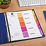 Avery Ready Index Table of Contents EcoFriendly Paper Dividers, 1-5 Tabs, Multicolor, 3 Sets/Pack (11080)~#|#~sp92673378_sc7
