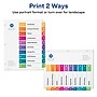 Avery Ready Index Table of Contents Paper Dividers, 1-10 Tabs, Multicolor, 24 Sets/Box (11169)~#|#~sp92673385_sc7