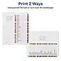 Avery Ready Index Table of Contents Paper Dividers, 1-31 Tabs, Contemporary Multicolor (11846)~#|#~sp92673419_sc7