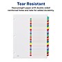 Avery Ready Index Table of Contents Paper Dividers, 1-31 Tabs, Contemporary Multicolor (11846)~#|#~sp92673421_sc7