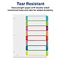 Avery Ready Index Table of Contents Paper Dividers, 1-8 Tabs, Contemporary Multicolor (11841)~#|#~sp92673442_sc7