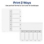 Avery Ready Index Table of Contents Paper Dividers, 1-5 Tabs, White, 6 Sets/Pack (11821)~#|#~sp92673450_sc7