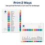 Avery Ready Index Table of Contents Paper Dividers, 1-31 Tabs, Multicolor, 6 Sets/Pack (11831)~#|#~sp92673459_sc7