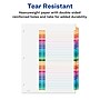 Avery Ready Index Table of Contents Paper Dividers, 1-31 Tabs, Multicolor, 6 Sets/Pack (11831)~#|#~sp92673461_sc7