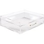 Russell+Hazel Bloc Inbox+Drawer, Clear Acrylic with Gold-Toned Hardware (31385)~#|#~sp92753227_sc7