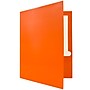 JAM Paper 2-Pocket Presentation Folders, Orange Glossy, 100/Box (385GOR)~#|#~sp92923310_sc7
