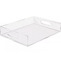 Russell+Hazel Bloc Stackable Plastic Desk Storage, Clear (31727)~#|#~sp92923994_sc7