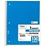 Mead Spiral 1-Subject Notebook, 8" x 10.5", Wide Ruled, 100 Sheets (MEA05514)~#|#~sp93152755_sc7