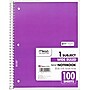 Mead Spiral 1-Subject Notebook, 8" x 10.5", Wide Ruled, 100 Sheets (MEA05514)~#|#~sp93154136_sc7