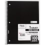 Mead Spiral 1-Subject Notebook, 8" x 10.5", Wide Ruled, 100 Sheets, Assorted Colors (MEA05514)~#|#~sp93154340_sc7