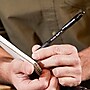Paper Mate Profile Retractable Ballpoint Pen, Medium Point, Red Ink, Dozen  (2095454)~#|#~sp93780001_sc7
