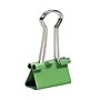 JAM Paper Colored Small Binder Clips, 3/8" Capacity, Green, 25/Pack (334BCGR)~#|#~sp93881011_sc7