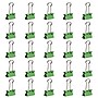 JAM Paper Colored Small Binder Clips, 3/8" Capacity, Green, 25/Pack (334BCGR)~#|#~sp93881013_sc7