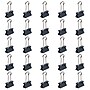 JAM Paper Colored Binder Clips, Small,  3/8" Capacity, Grey, 25/Pack (334BCGY)~#|#~sp93881017_sc7